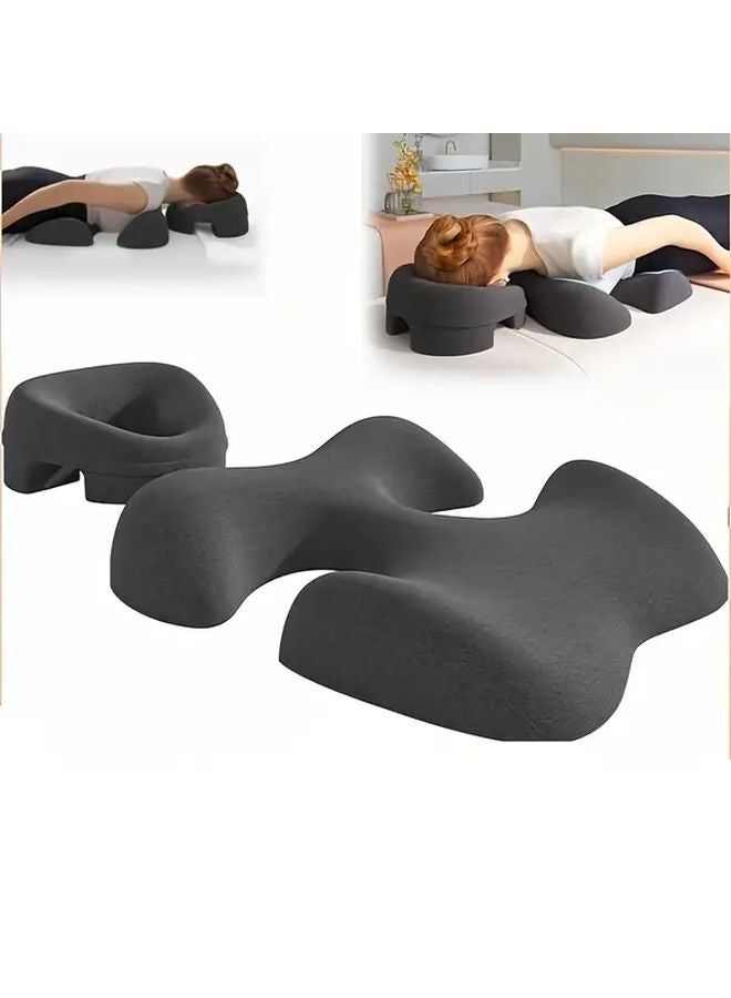 Light Gray Beauty T Shaped Chest Pillow Massage Cushion For Relaxation And Spa - Image 4